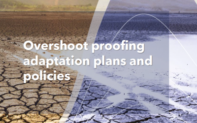 Overshoot proofing adaptation plans and policies