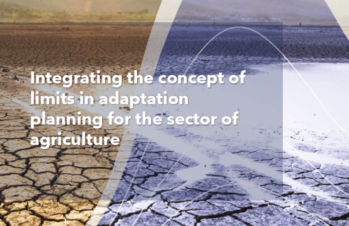 Integrating the concept of limits in adaptation planning for the sector of agriculture